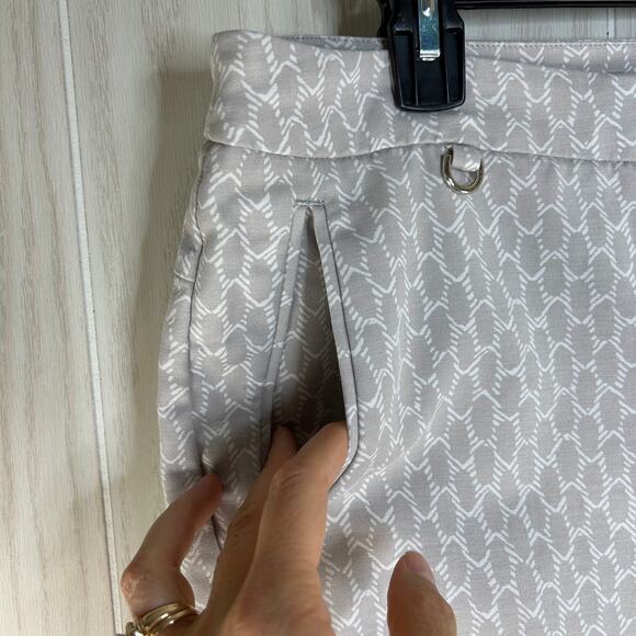 Adrianna Papell Ankle Pants Size 14 Tan Beige "Kate" Slim Fit - Picture 5 of 11